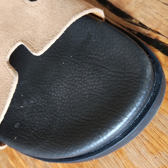 PROJECT CLOUD MAYVEN Sandals Slides Leather Suede Chestnut Size 11 - Picture 13 of 13